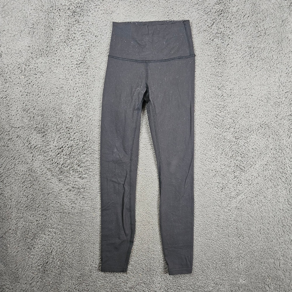 Lululemon Align High-Rise Pant‎ 28 Black Nulu Yoga Leggings Size 2 LW5CTSS - Picture 1 of 8